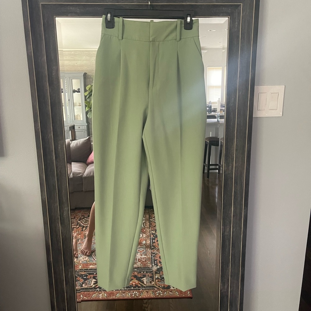 Pastel Cigarette Pants (Zara, size XS)